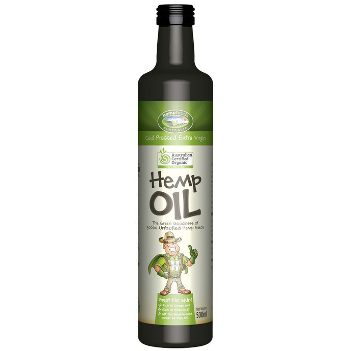 Hemp Foods Australia Hemp Oil Organic 500ml