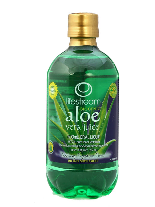 LifeStream Biogenic Aloe Vera Juice 500 ml