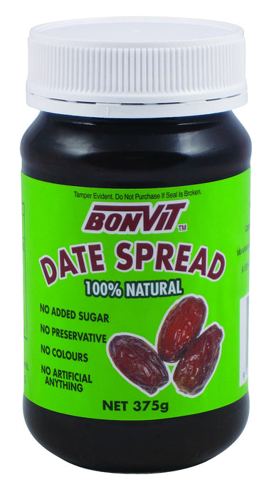 Bonvit , Date Spread, Gluten Free, 375 g