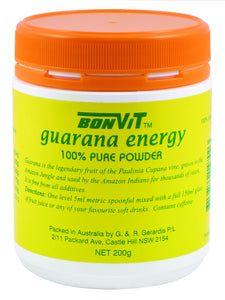 Bonvit, Guarana Energy, 100 % Pure Powder, 200 g ... VOLUME DISCOUNT