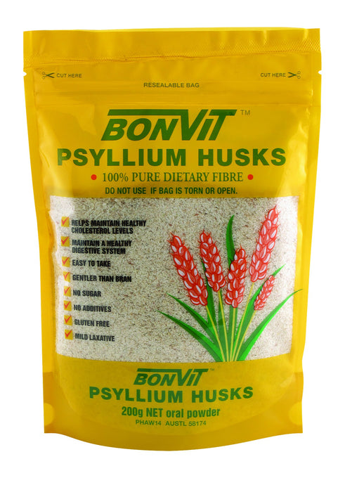 Bonvit, Psyllium Husks, 200 g ... VOLUME DISCOUNT