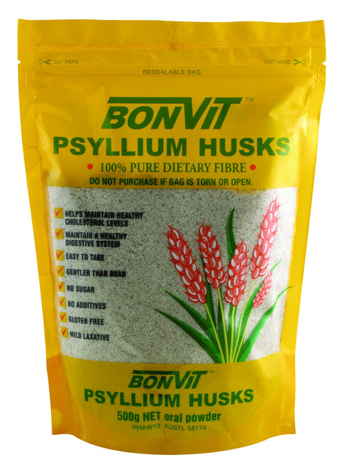Bonvit, Psyllium Husks, 500 g ... VOLUME DISCOUNT