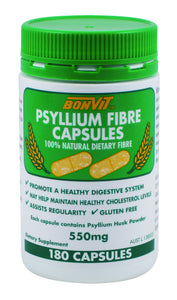 Bonvit, Psyllium Fibre, 550 mg, 180 Capsules