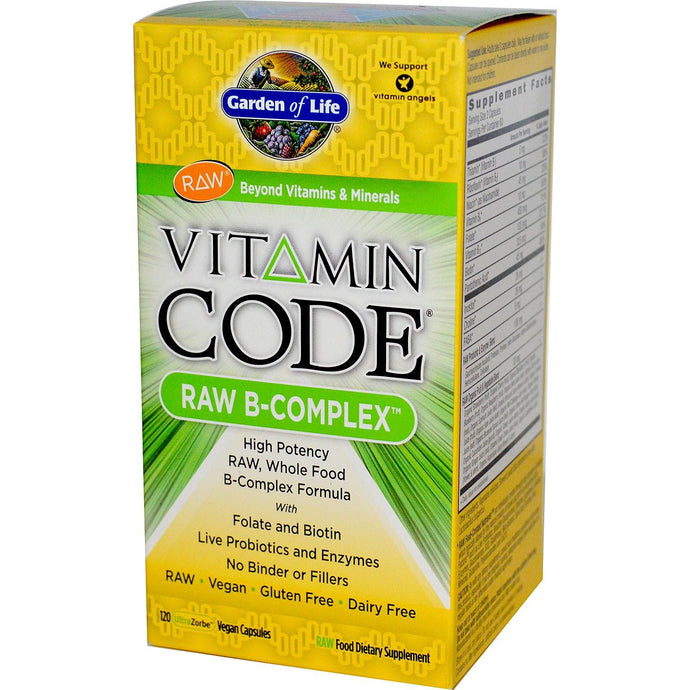 Garden of Life Vitamin Code Raw B- Complex 60 Ultra Zorbe Vegan Caps