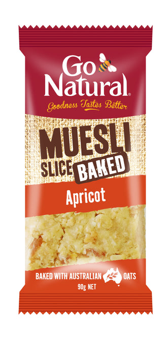 Go Natural, Muesli Slice, Apricot, 12 X 90 g Each