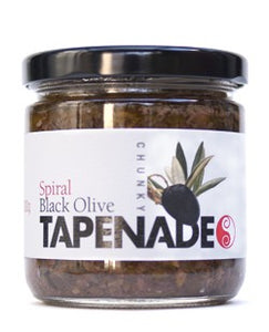 Spiral Foods, Chunky Black Olive Tapenade, Gluten Free, 200 g