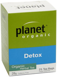 Planet Organic, Detox, 25 Tea Bags, 28 g