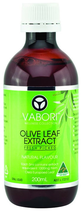 Vabori, Olive Leaf Extract, Natural, 200 ml ... VOLUME DISCOUNT