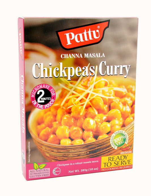 Pattu, Channa Masala, Chickpeas Curry, Ready To Serve, 285 g