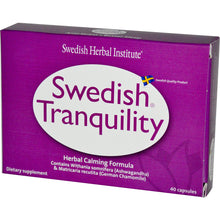 Load image into Gallery viewer, Swedish Herbal Institute Swedish Tranquility Herbal Calming Formula 40 Capsules