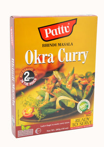 Pattu, Bhindi Masala, Okra Curry, Ready To Serve, 285 g