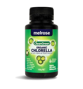 Melrose, Clean Green, Chlorella, Organic, 500 mg, 200 Tablets