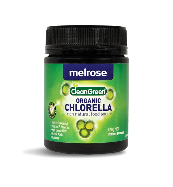 Melrose Clean Green Chlorella Powder Organic 120 g - Health Supplement