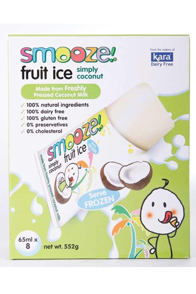 Smooze, Fruit Ice, Simple Coconut, 100% Natural, 65 ml X 10