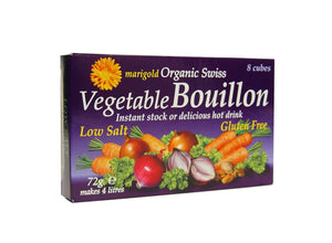 Marigold Health Foods, Marigold Organic Swiss, Vegetable Bouillon, Organic, Gluten Free, 72 g
