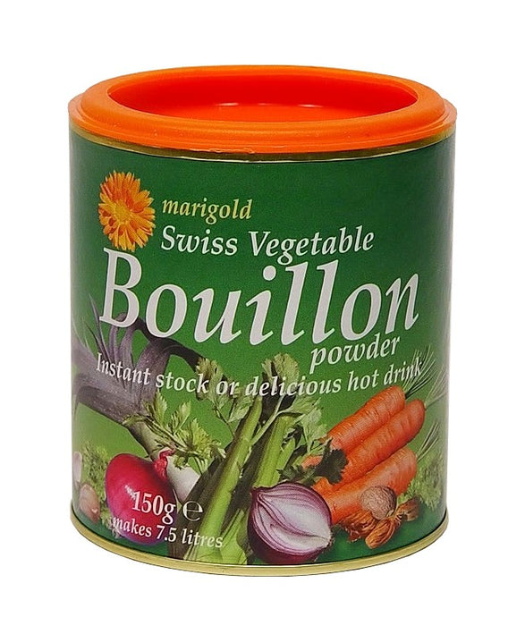 Marigold Health Foods, Marigold Swiss, Vegetable Bouillon Powder, Gluten Free, 150 g
