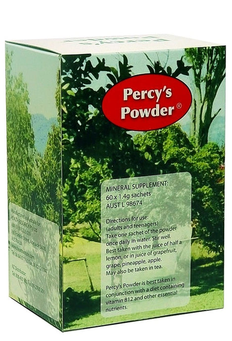 Percy's Powder, Original & Legendary Formulation, 60 X 1.4 g Sachets