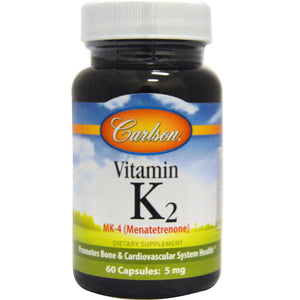 Carlson Labs Vitamin K2 5mg 60 Capsules