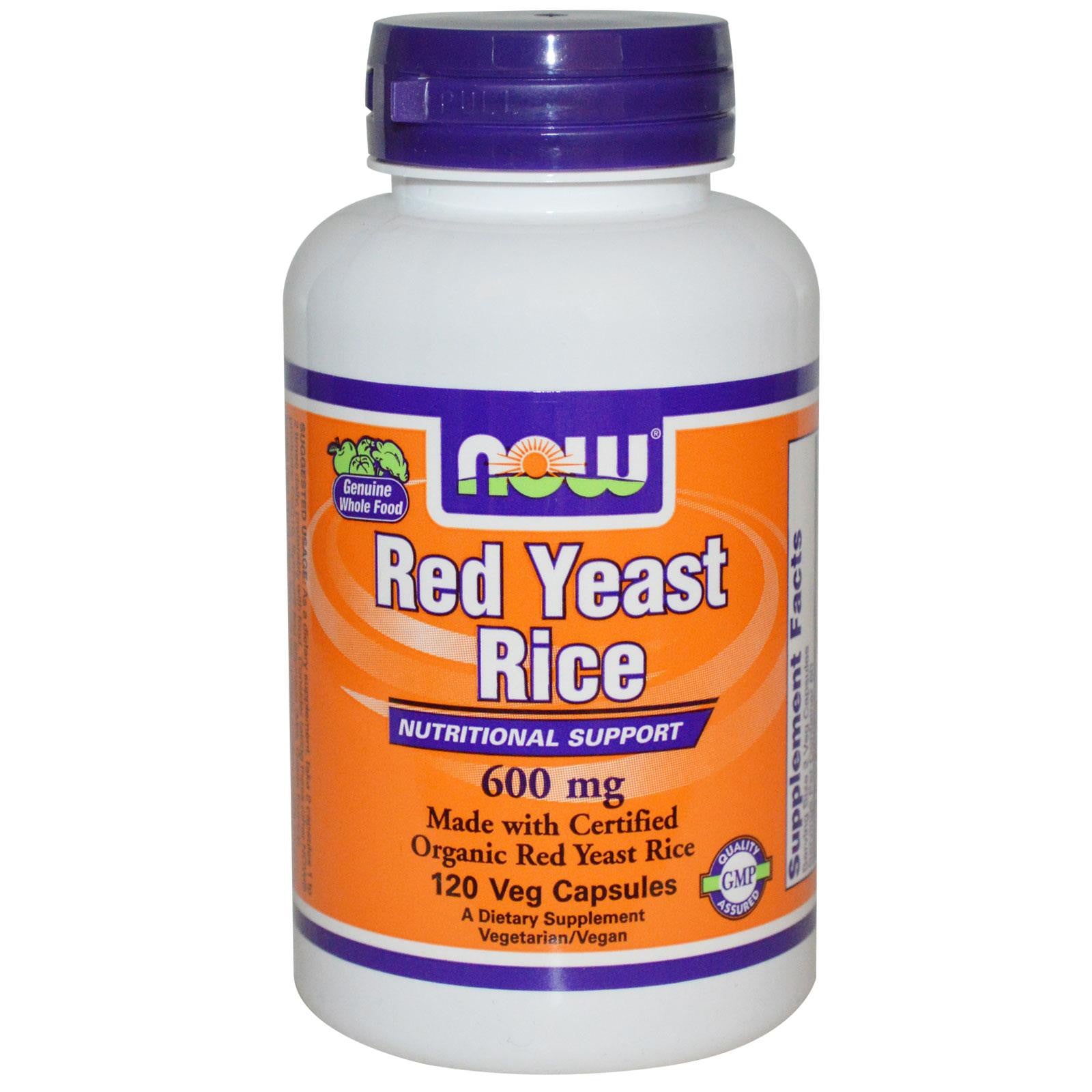 Now Foods, Red Yeast Rice, 600 mg, 120 Vcaps