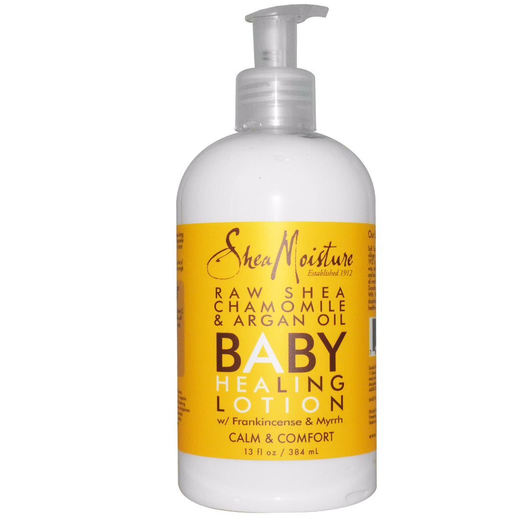 Shea Moisture, Baby Healing Lotion, Raw Shea Chamomile & Argan Oil, 384 ml, 13 fl oz
