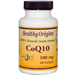 Healthy Origins, CoQ10 Gels (Kaneka Q10), 100 mg, 60 Softgels