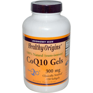 Healthy Origins, CoQ10 Gels (Kaneka Q10), 300 mg, 150 Softgels