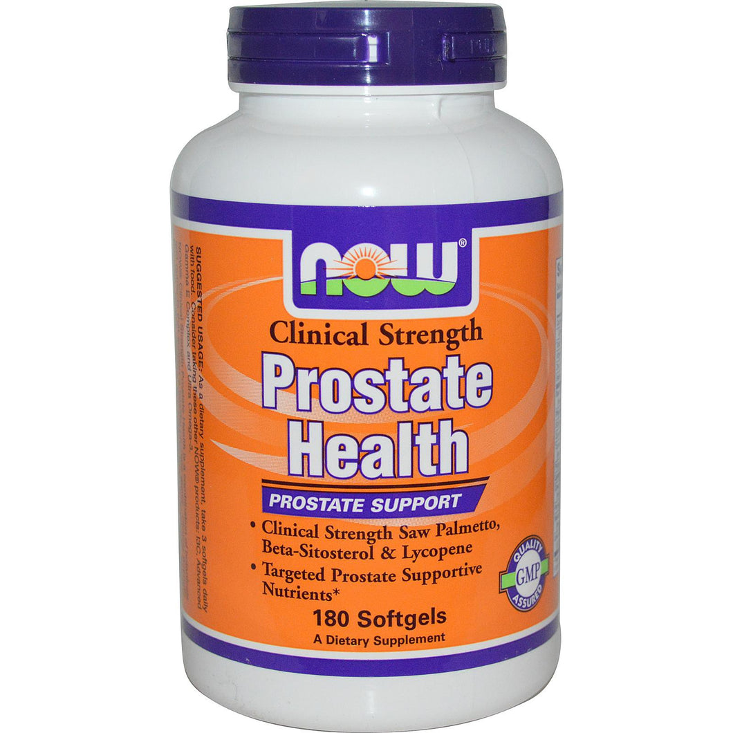 Now Foods, Prostate Health, Clinical Strength, 180 Softgels