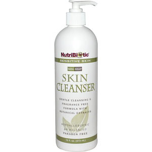 Nutribiotic, Skin Cleanser, Fragrance Free, Non-Soap, 473 ml, 16 fl oz