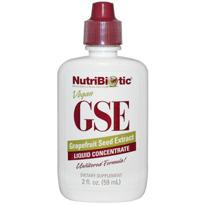 Nutribiotic GSE Liquid Concentrate Grapefruit Seed Extract 59 ml 2 fl oz