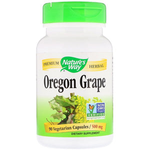 Nature's Way Oregon Grape 500mg 90 Vegetarian Capsules