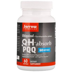 Jarrow Formulas Ubiquinol QH - Absorb + PQQ 60 Softgels