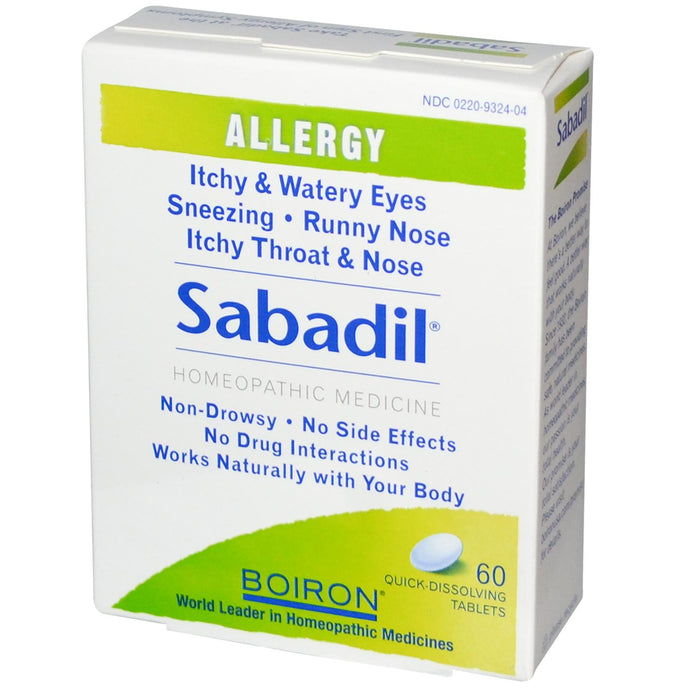 Boiron, Sabadil, 60 Quick Dissolving Tablets