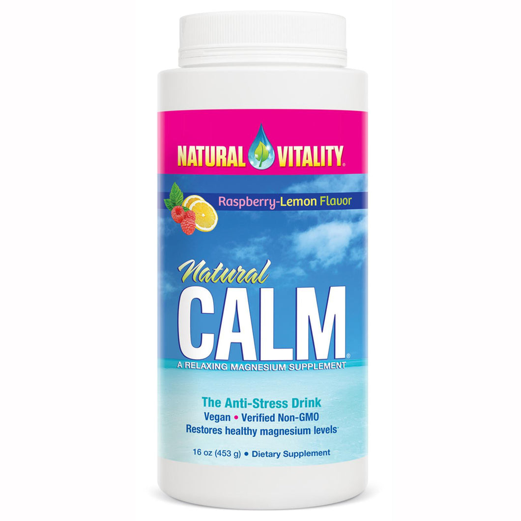 Natural Vitality Natural Calm The Anti-Stress Drink Raspberry Lemon Flavour 453g