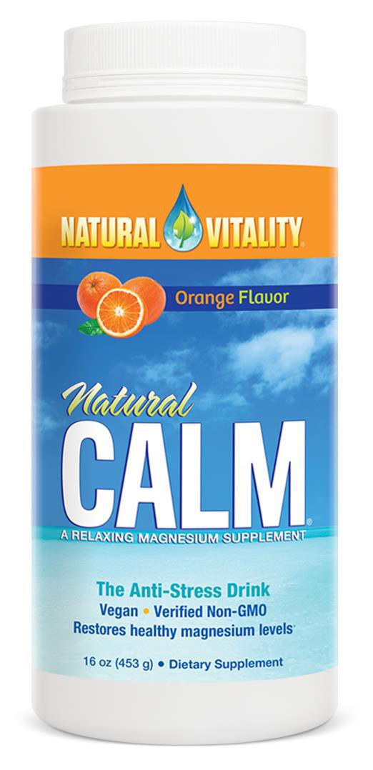 Natural Vitality, Natural Calm, Organic Orange Flavour, 453 g