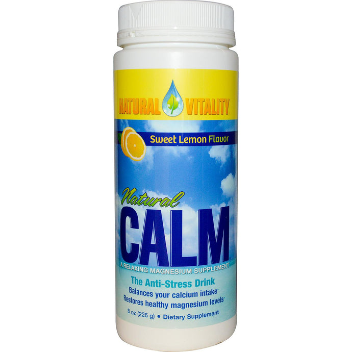 Natural Vitality, Natural Calm, Organic, Sweet Lemon Flavour, 226 g