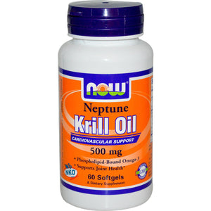 Now foods, Neptune Krill Oil, 500 mg, 60 Softgels