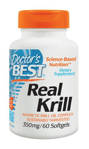 Doctor's Best, Real Krill, 350 mg, 60 Softgels ... VOLUME DISCOUNT
