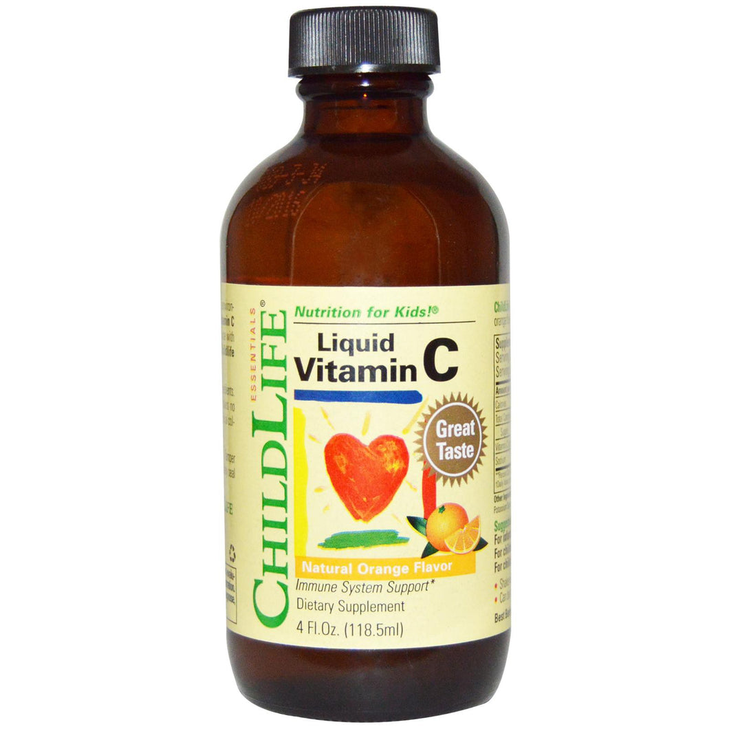ChildLife Liquid Vitamin C Natural Orange Flavour 118.5ml