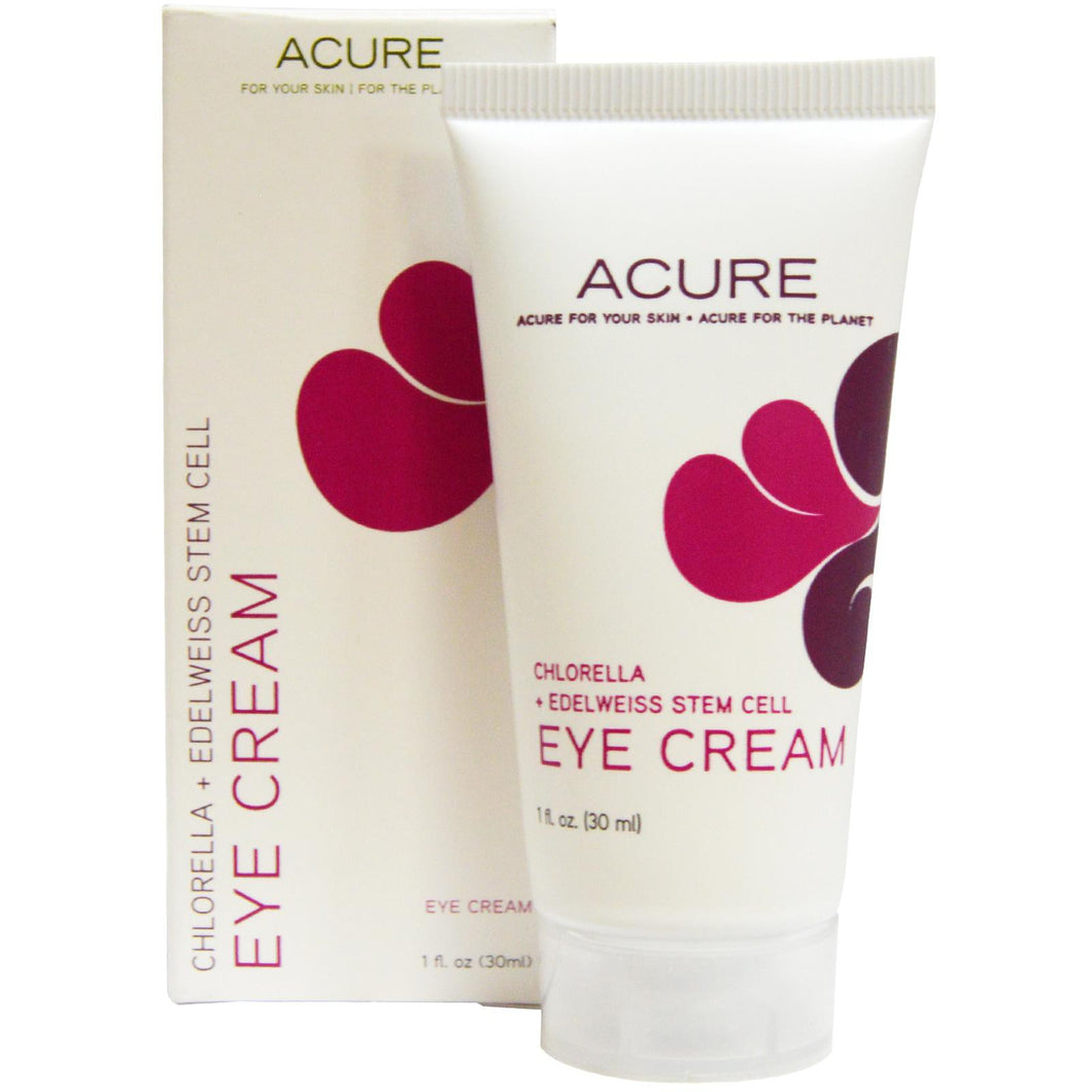 Acure Organics, Eye Cream, Chlorella + Edelweiss Stem Cell, 30 ml, 1 fl oz