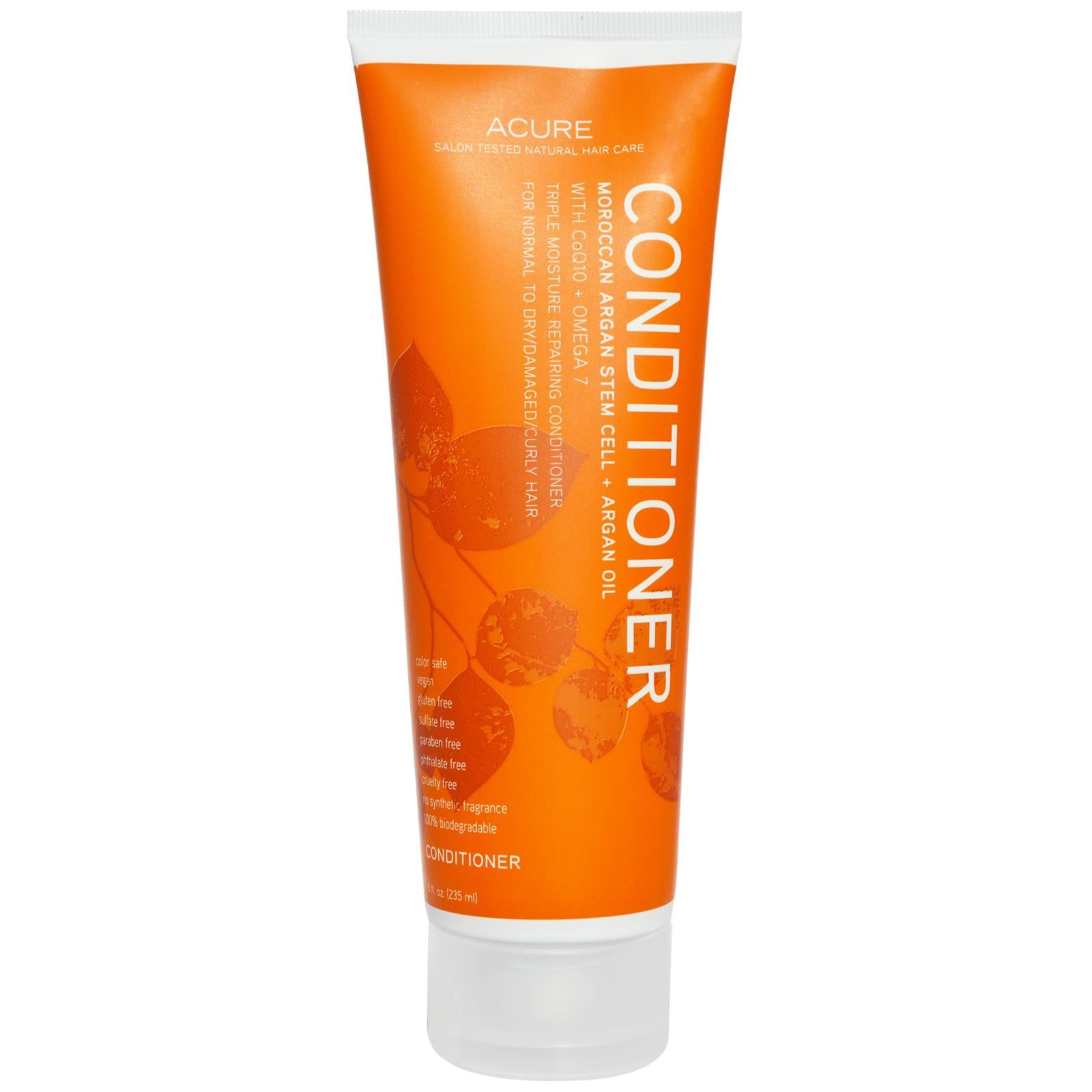 Acure Organics, Conditioner, Moroccan Argan Stem Cell + Argan Oil. 235 ml, 8 fl oz