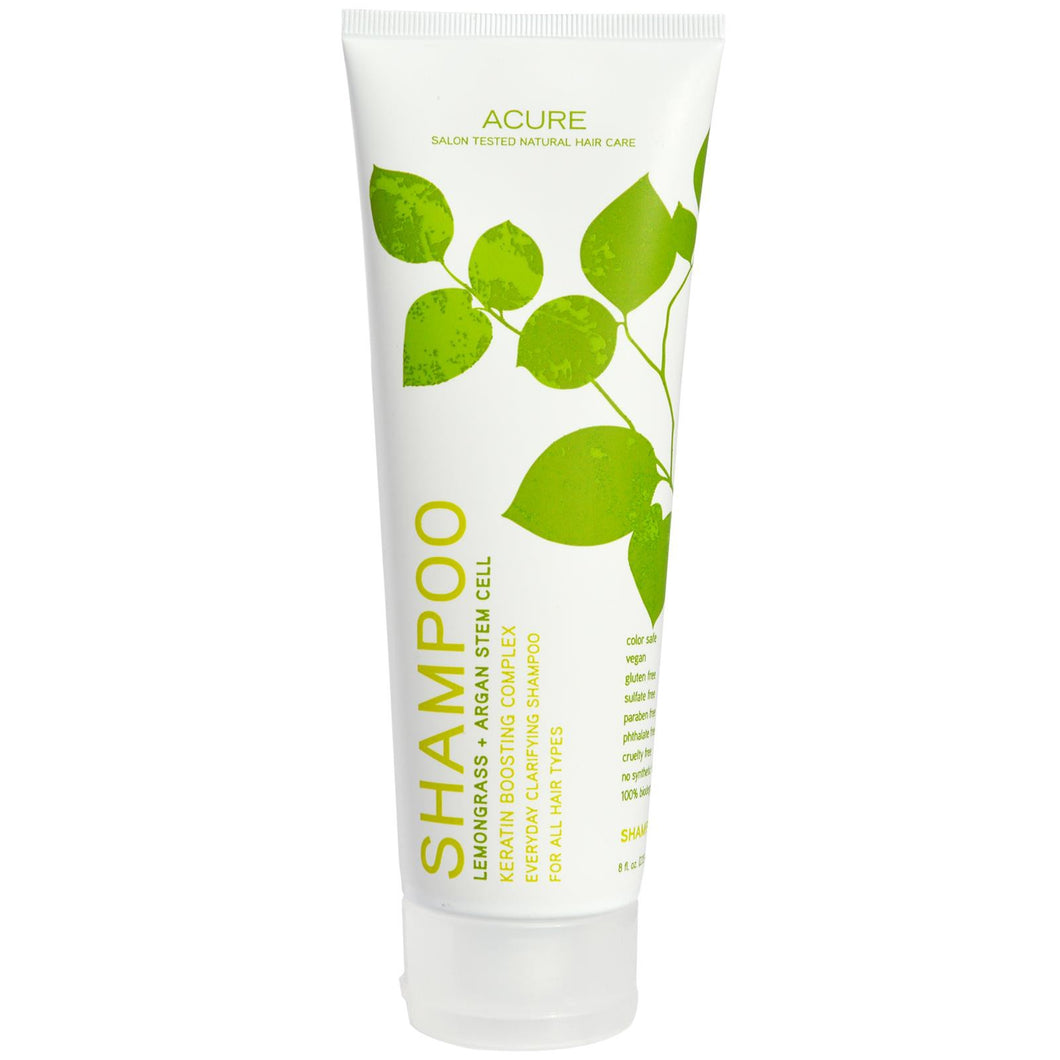Acure Organics, Shampoo, Lemon Grass + Argan Stem Cell 235 ml, 8 fl oz