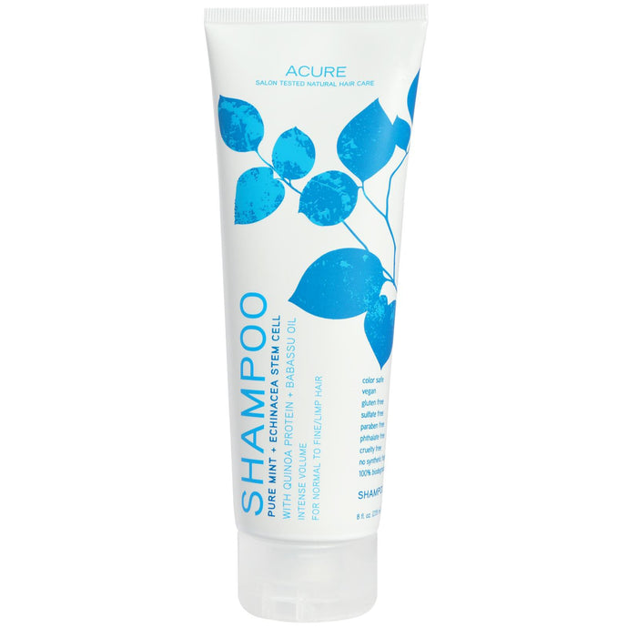 Acure Organics, Shampoo, Pure Mint + Echinacea Stem Cell 235 ml, 8 fl oz