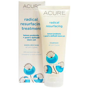 Acure Organics Radical Resurfacing Treatment Lemon Probiotics + Poet's Daffodil Stem Cell 41 ml 1.4 fl oz