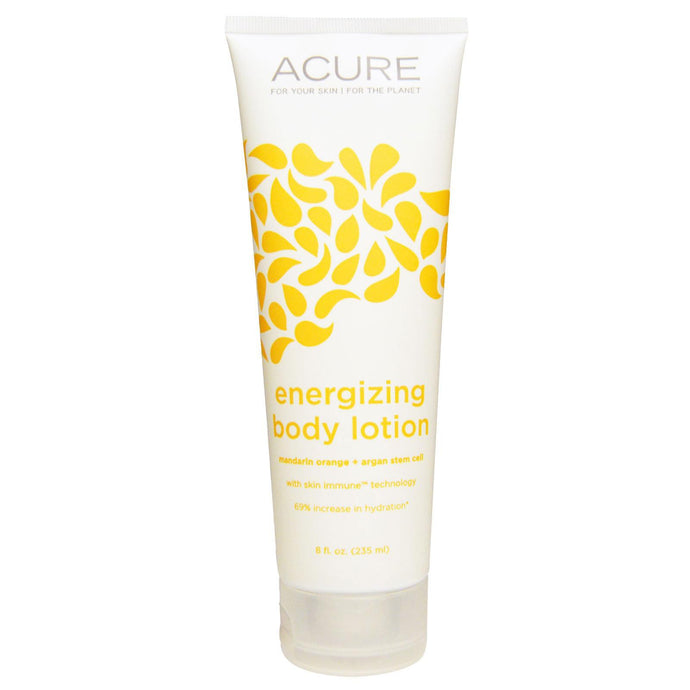 Acure Organics, Energising Body Lotion, Mandarin Orange + Argan Stem Cell, 235 ml