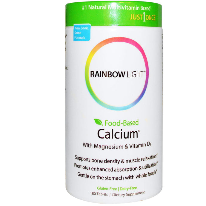 Rainbow Light, Just Once, Food Based Calcium, 180 Tablets
