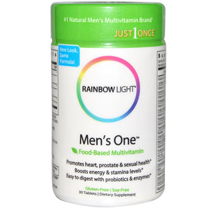 Rainbow Light Just Once Men's One Food-Based Multivitamin 90 Tablets