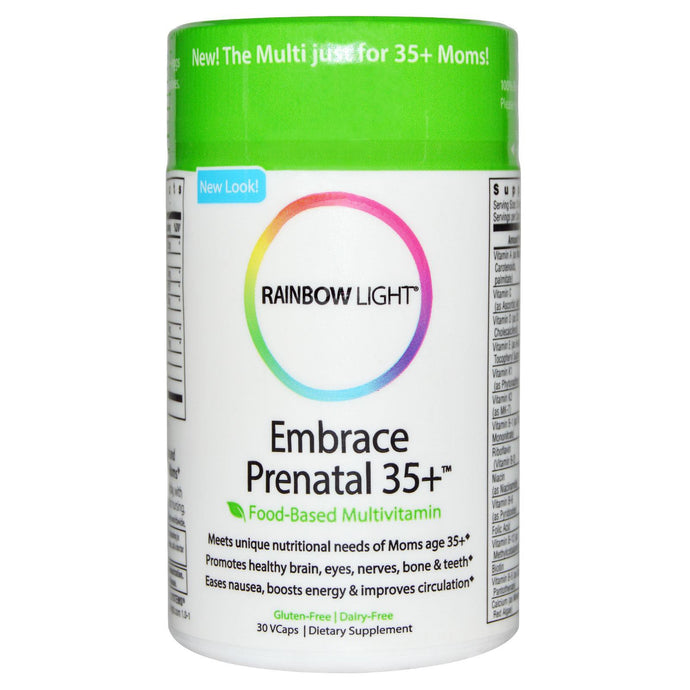 Rainbow Light Prenatal 35 +, Foods Based Multi-Vitamin, 30 Vcaps