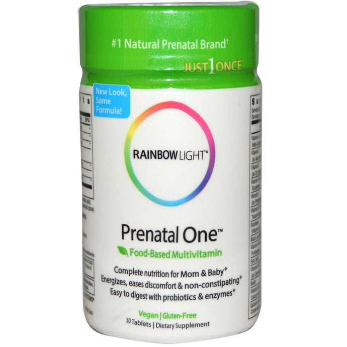 Rainbow Light, Just Once, Prenatal One, Food-Based Multivitamin, 45 Tablets
