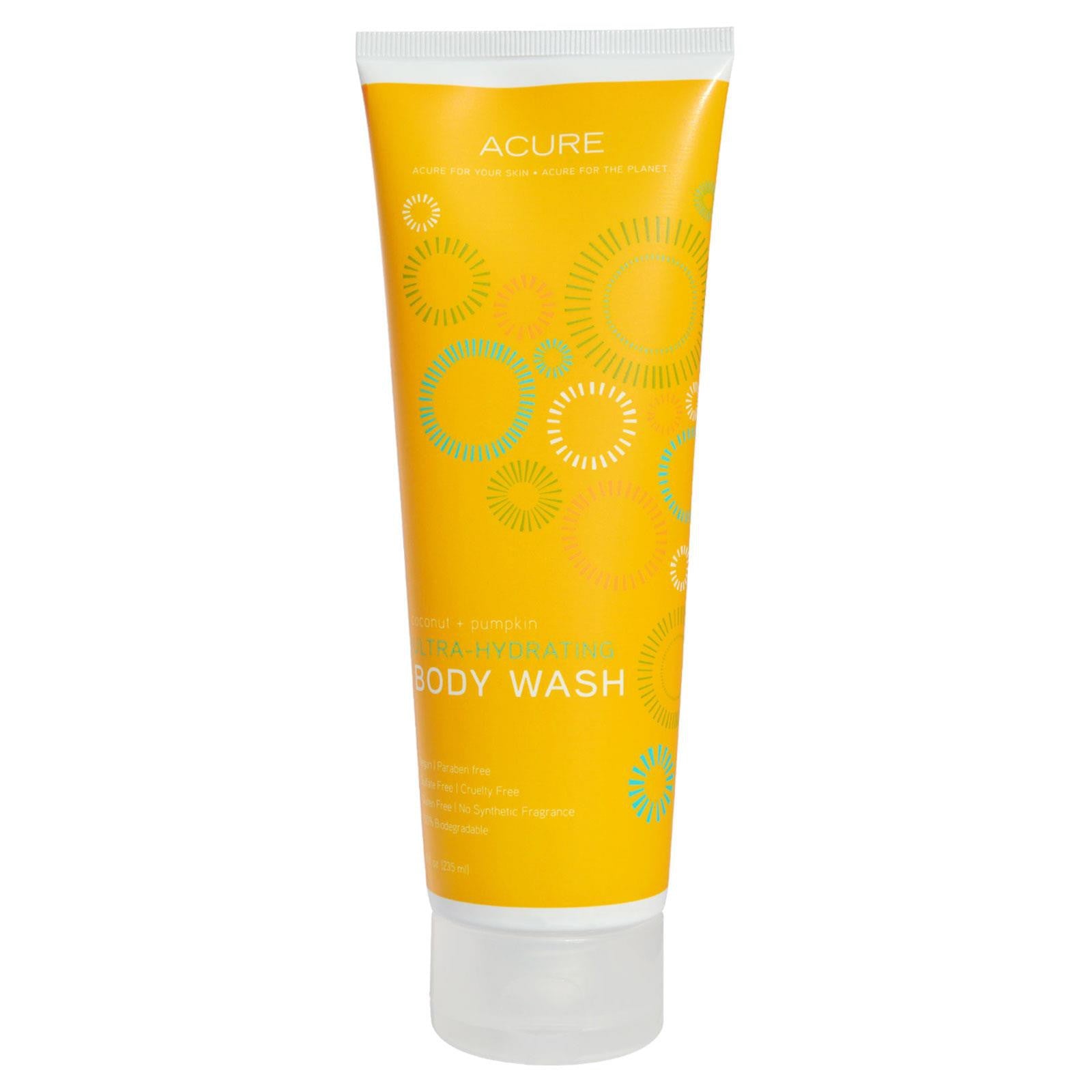 Acure Organics, Body Wash, Ultra-Hydrating, Coconut + Pumpkin, 235 ml