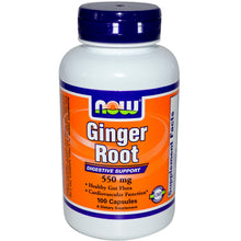 Load image into Gallery viewer, Now Foods, Ginger Root, 550mg, 100 Capsules